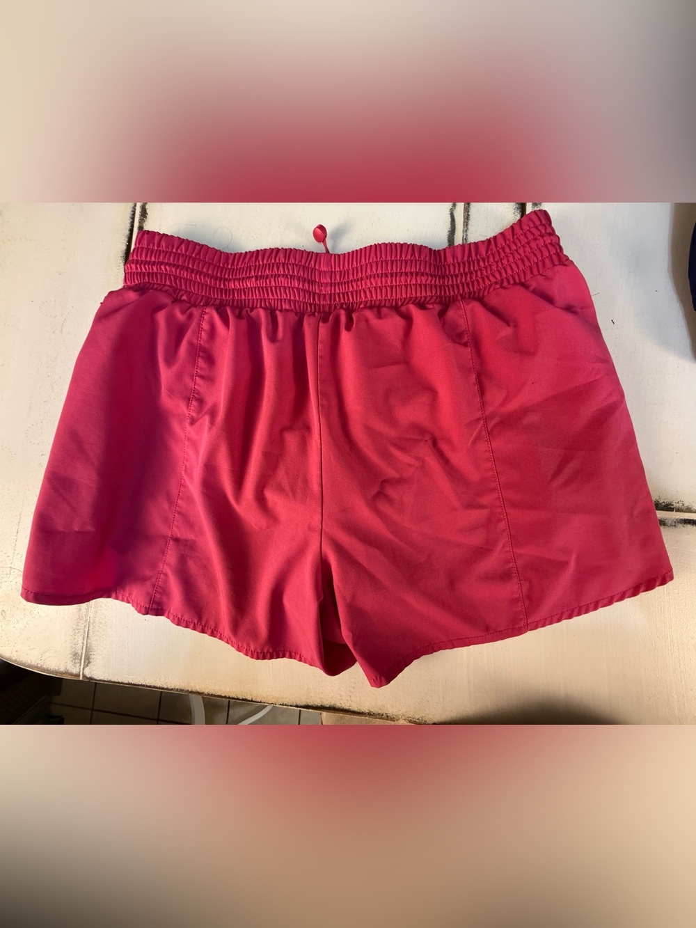 RBX Women's Fuchsia Athletic Shorts with Elastic Waist